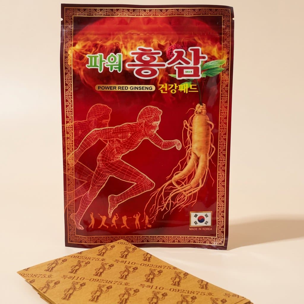 Пластырь с красным женьшенем Power Red Ginseng (1 шт) — фото 1