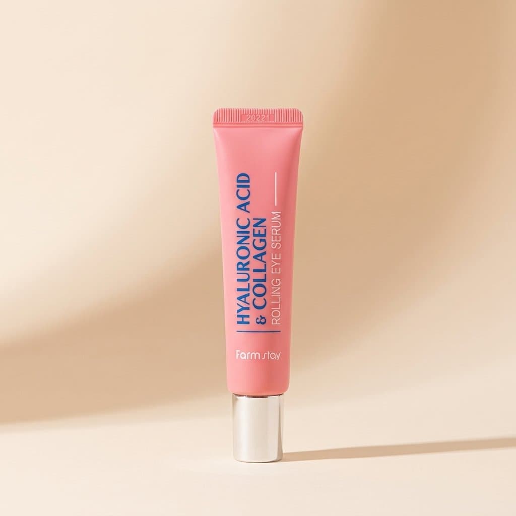 Farmstay Hyaluronic Acid & Collagen Rolling Eye Serum Сыворотка -роллер для век, 25 мл — фото 1