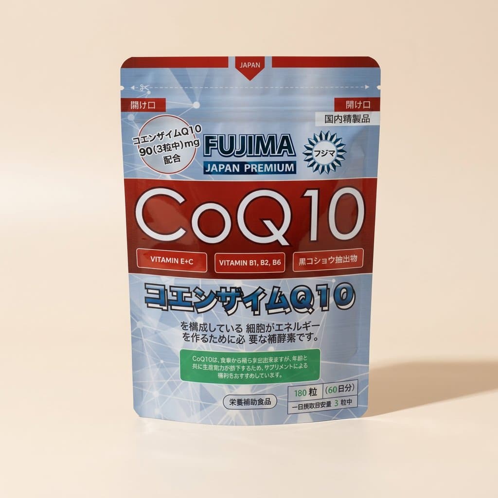 Коэнзим Q10 FUJIMA CoQ10 + Vitamin Complex (180 капсул) — фото 1
