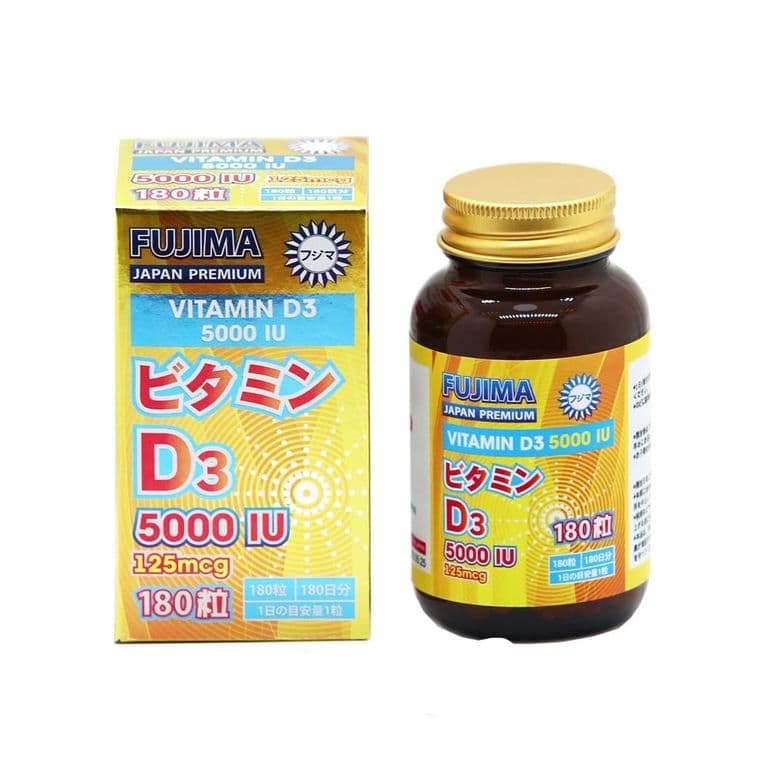 Витамин D3 FUJIMA 5000 IU (180 капсул) — фото 1