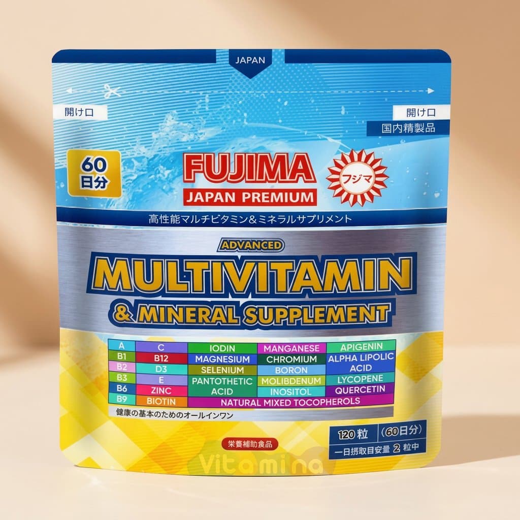 Витаминно-минеральный комплекс FUJIMA Multivitamin & Mineral Supplement (60 дней)