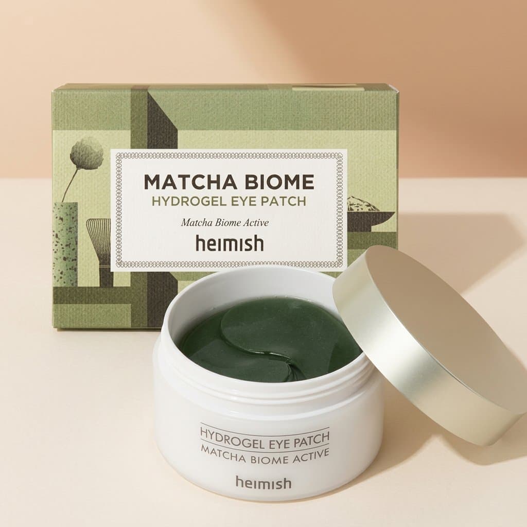 Восстанавливающие гидрогелевые патчи с пробиотиками Heimish Matcha Biome Active Hydrogel Eye Patch (60 шт) — фото 1