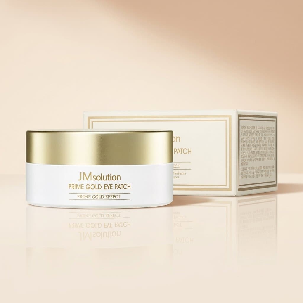 Освежающие патчи с пептидами и золотом JMsolution Prime Gold Eye Patch (60 шт) — фото 1