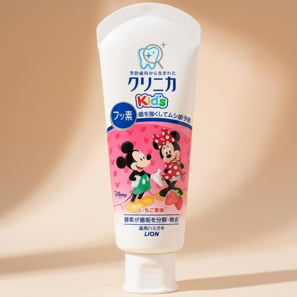 Lion Clinica Kids Toothpaste Детская зубная паста Свежая клубника 60г — фото 1