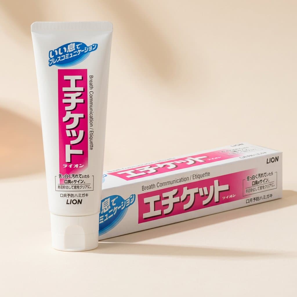 Lion Зубная паста Etiquette, освежающего действия, для профилактики неприятного запаха, 130 г — фото 1