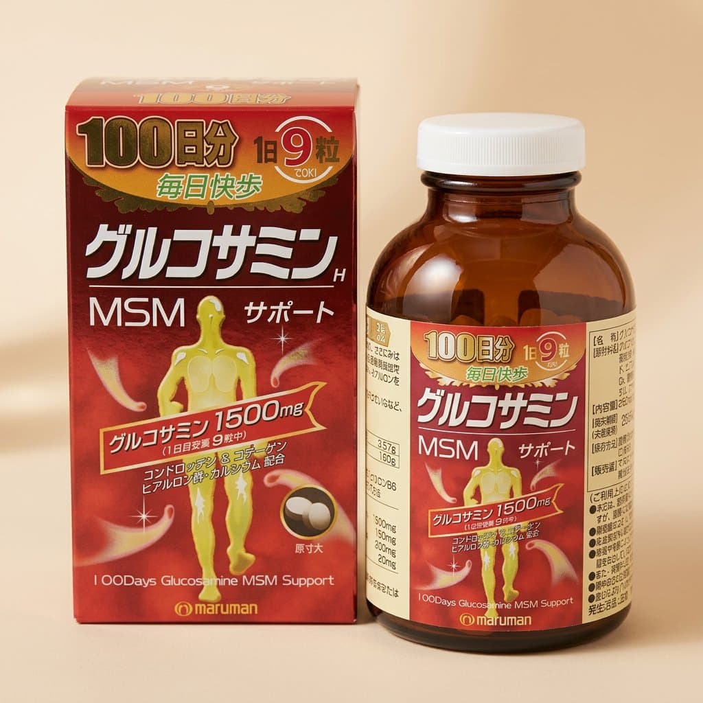 MARUMAN Глюкозамин + MSM + Хондроитин + Коллаген + Витамины (900 табл на 100 дней).