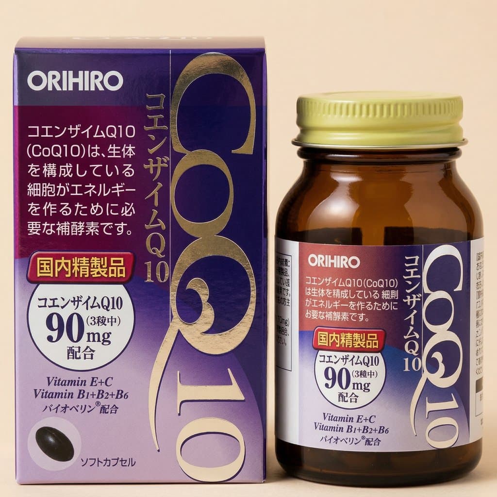 Orihiro Coenzyme Q10 Комплекс с коэнзимом Q10 и витаминами  на 30 дней — фото 1