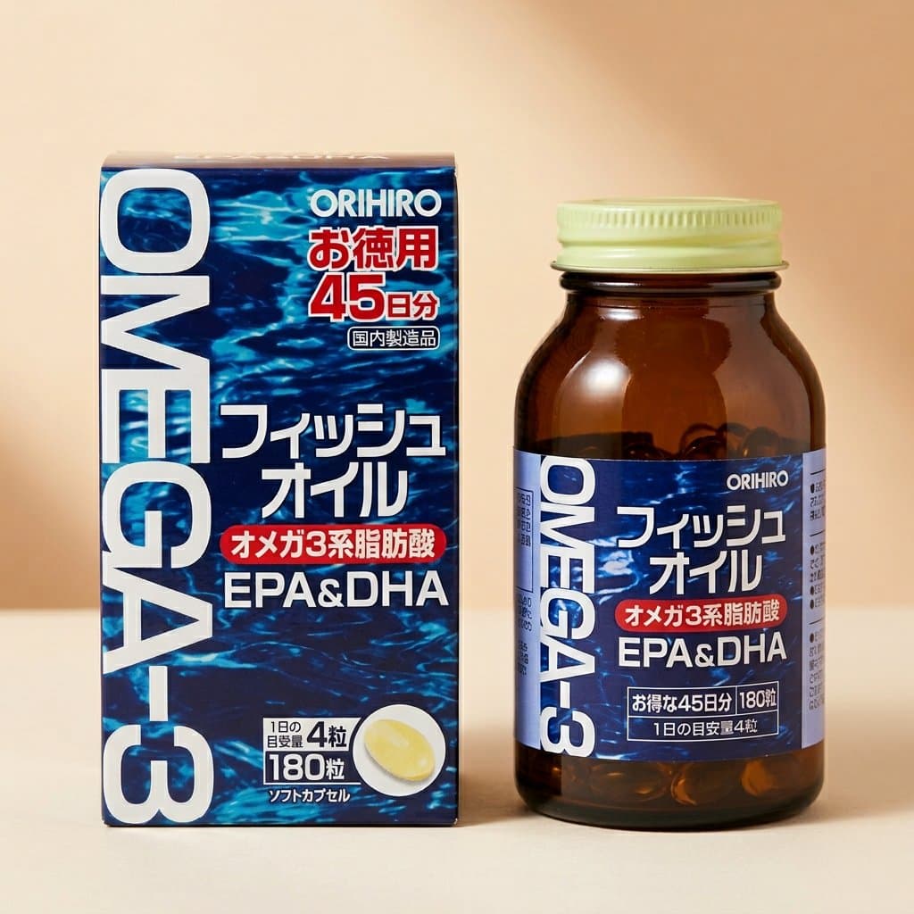 ORIHIRO Омега-3 (180 капс на 45 дней). — фото 1