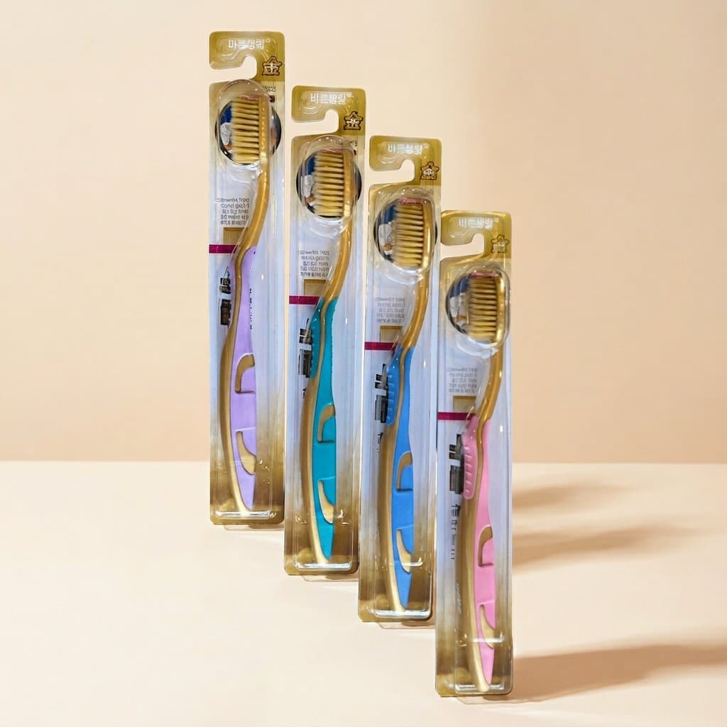 Right Life Gold Nano Toothbrush Fusion Slim Зубная щётка с золотыми частицами Объём: 1 шт — фото 1