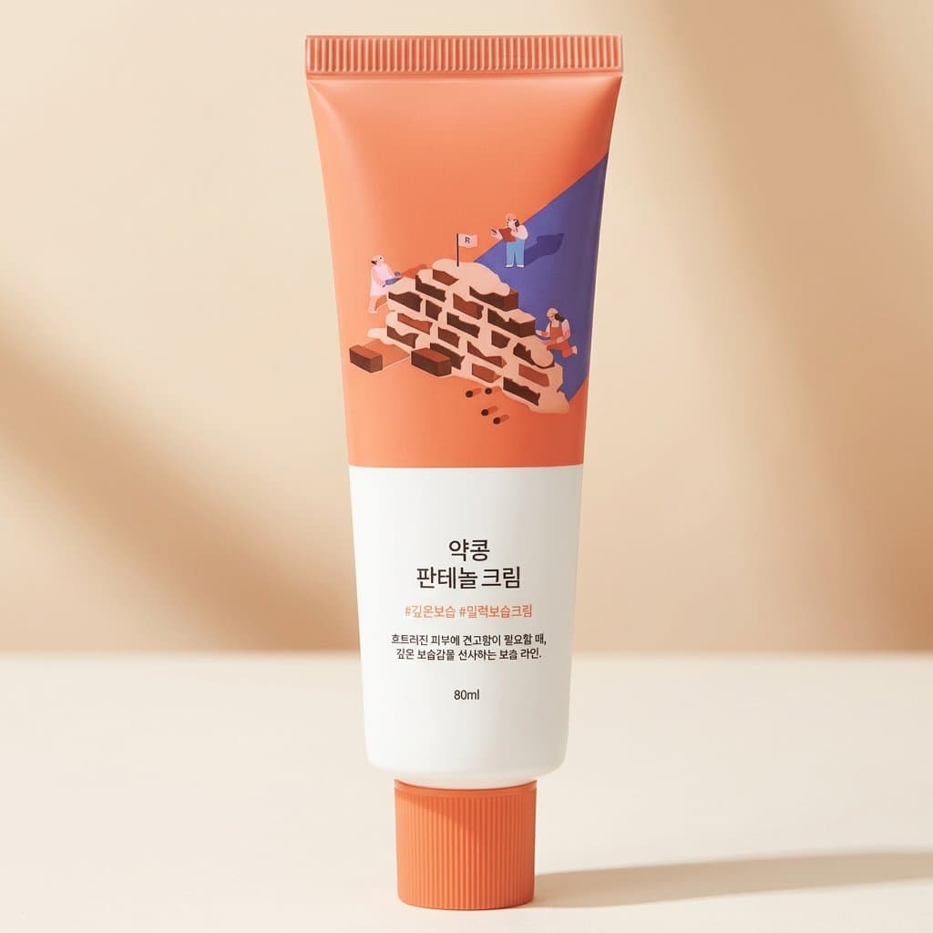 ROUND LAB Барьерный крем с чёрной соей и пантенолом Soybean Panthenol Cream  80 мл — фото 1