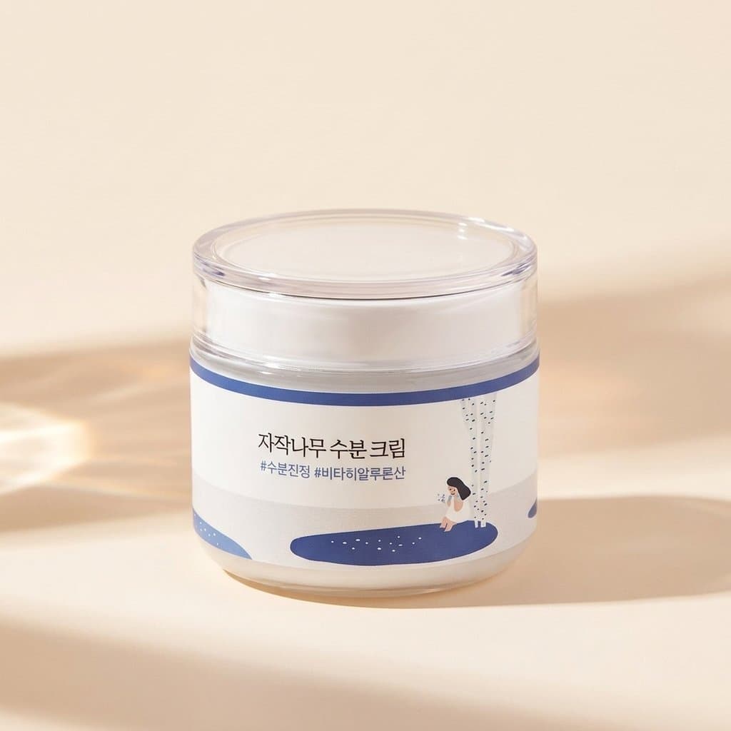 Увлажняющий крем для чувствительной кожи с берёзовым соком Round Lab — фото 1