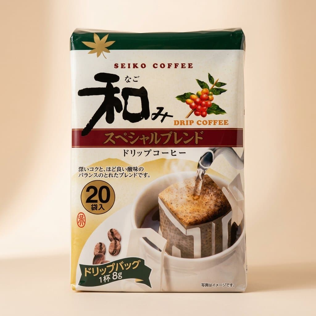Молотый кофе Nagomi Special Blend Seiko Coffee (дрип-пакеты), Япония, 160 г
