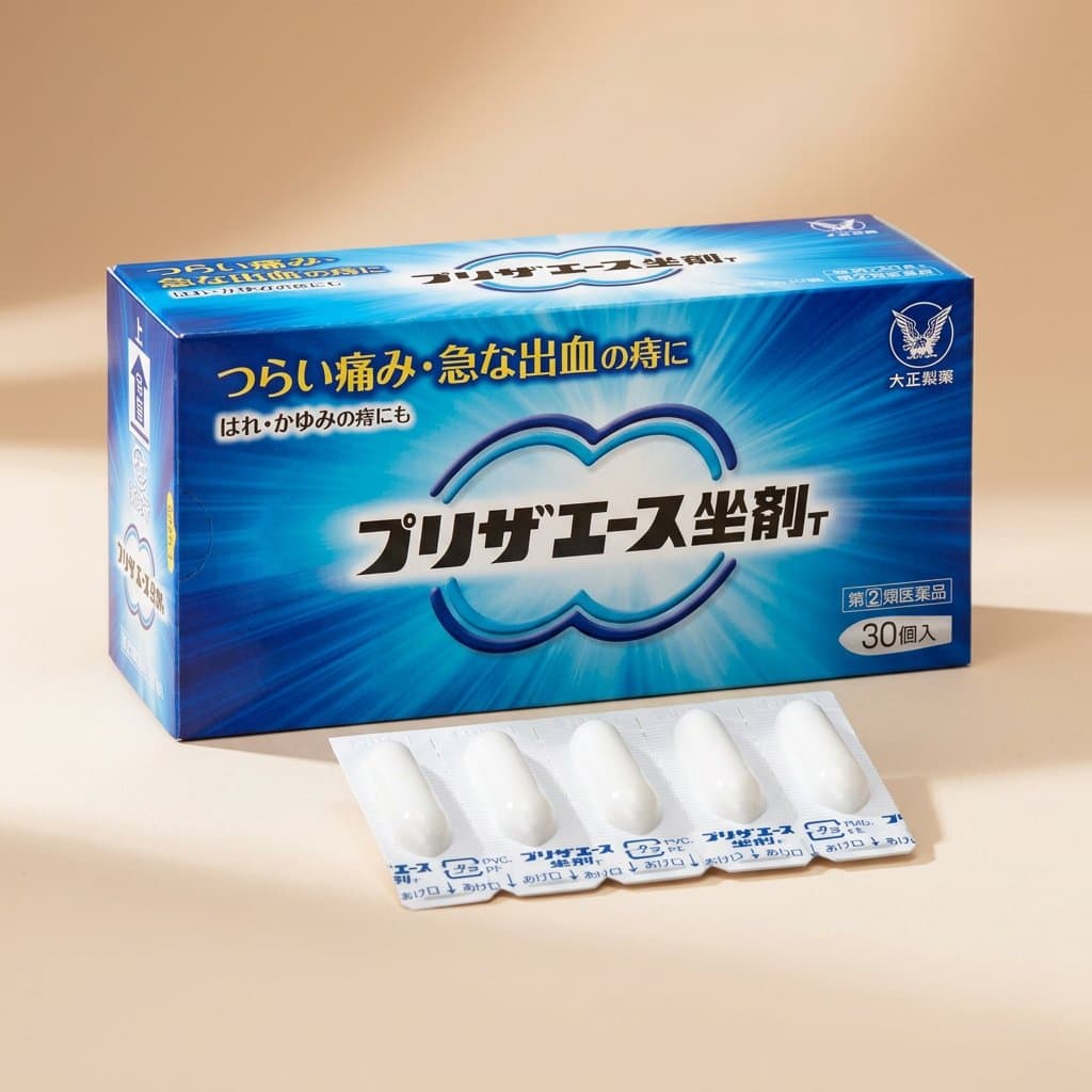 Taisho Pharmaceutical Preser Свечи против острой геморроидальной боли и кровотечения, 10шт — фото 1