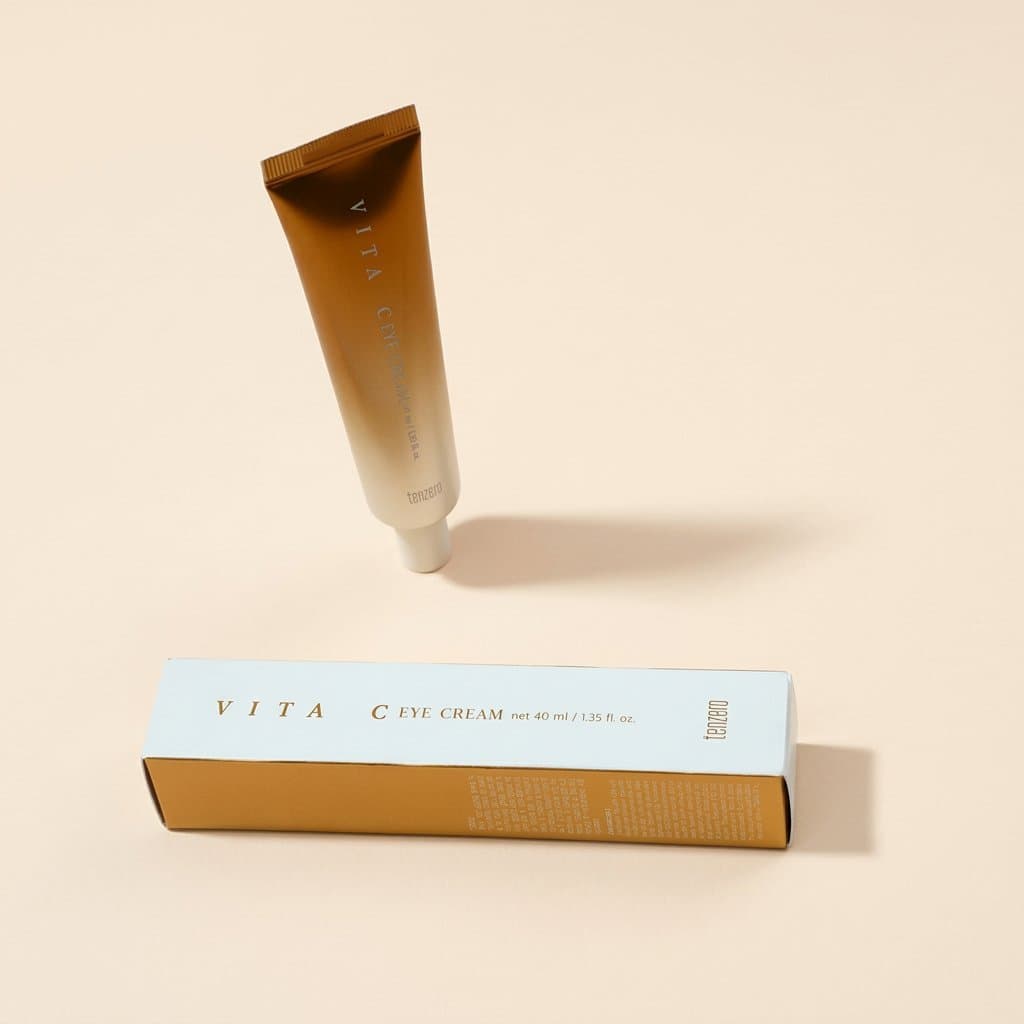 Крем для области вокруг глаз с экстрактом зелёного мандарина и витамином C Tenzero Green Tangerine Vita C Eye Cream (40 мл)