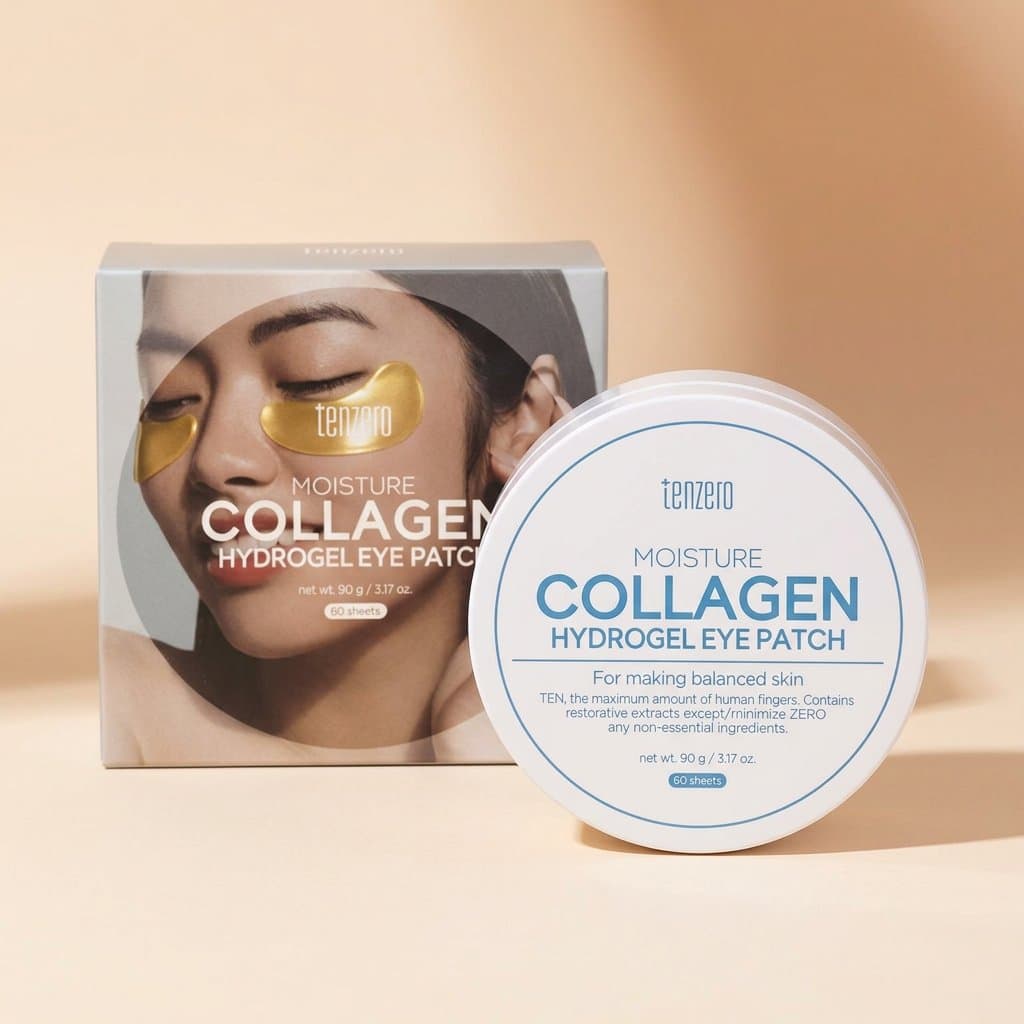 Гидрогелевые патчи с коллагеном Tenzero Moisture Collagen Hydrogel Eye Patch (60 шт) — фото 1