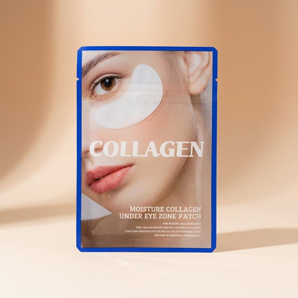 Увлажняющие коллагеновые патчи для зоны вокруг глаз Tenzero Moisture Collagen Under Eye Zone Patch (30 шт) — фото 1