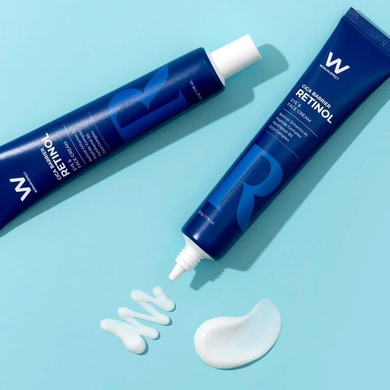 Омолаживающий крем с ретинолом и центеллой Wonjin Effect Eye&Face Cica Barrier Retinol Cream 50 гр — фото 1
