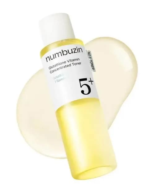 numbuzin No.5 Glutathione Vitamin Concentrated Toner  Осветляющий тонер-эссенция с ниацинамидом 200 мл — миниатюра 3