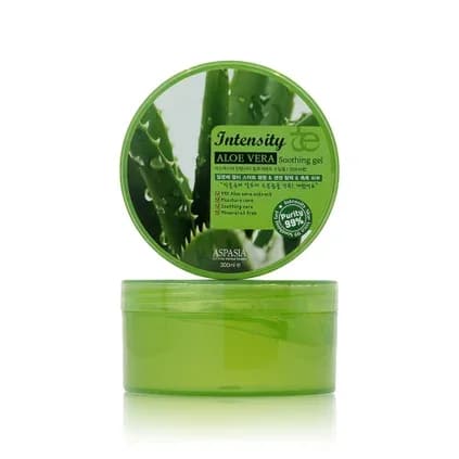Aspasia Intensity ALOE VERA Soothing Gel Многофункциональный увлажняющий  гель с алоэ 300 мл — фото 1