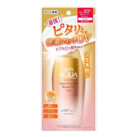 Rohto SKIN AQUA Super Moisture Barrier UV Gel SPF50 + / PA ++++Супер-увлажняющий солнцезащитный гель 100 гр — фото 1