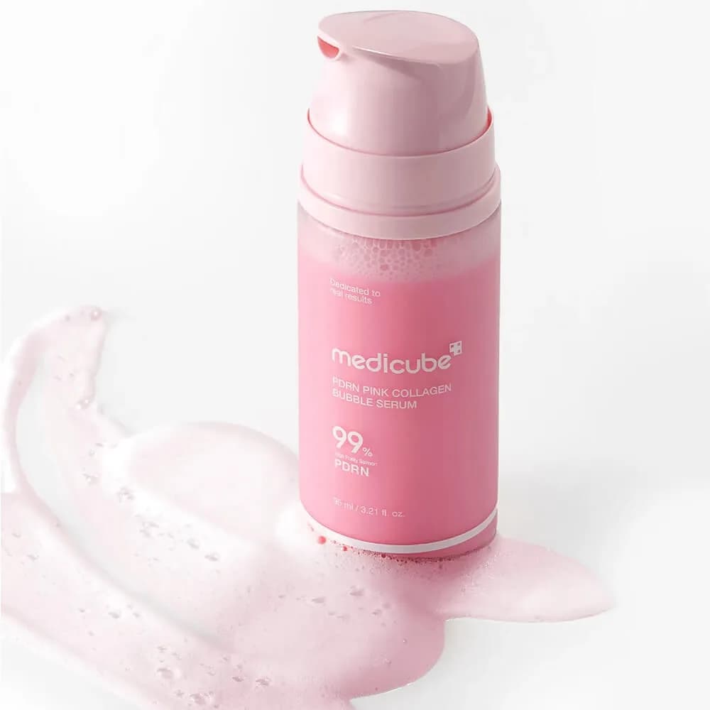medicube PDRN Pink Collagen Bubble Serum Пузырьковая сыворотка с коллагеном и ПДРН 95 мл — фото 1