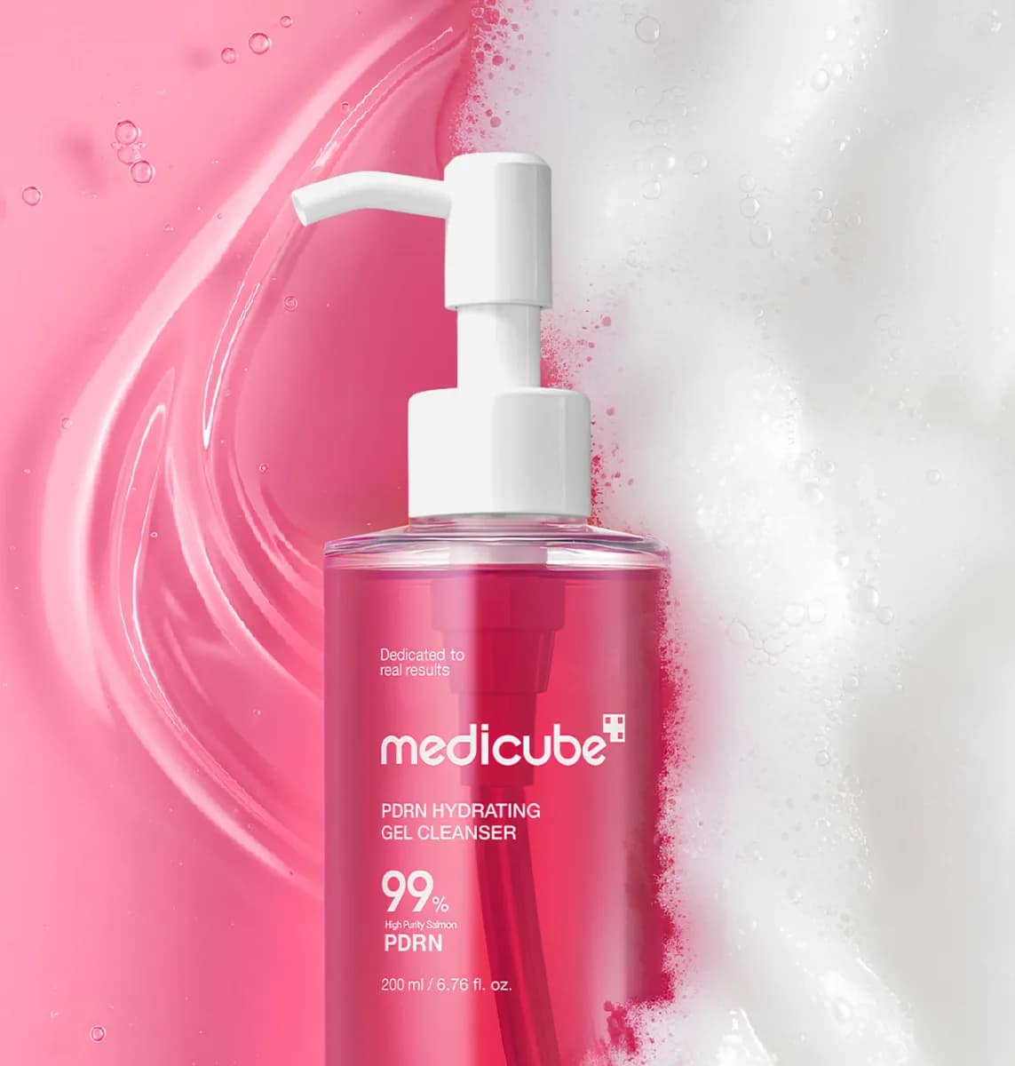 Увлажняющий гель для умывания с ПДРНmedicube PDRN Hydrating Gel Cleanser 200 мл — миниатюра 2