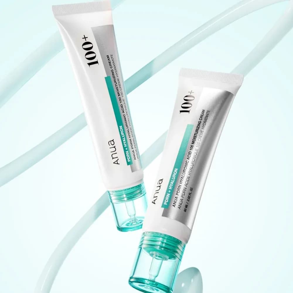 Anua PDRN Hyaluronic Acid 100 Moisturizing Cream  Увлажняющий крем с ПДРН и гиалуроновой кислотой 60 мл — миниатюра 2