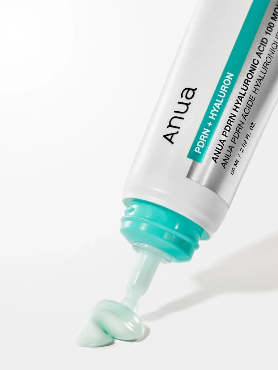 Anua PDRN Hyaluronic Acid 100 Moisturizing Cream  Увлажняющий крем с ПДРН и гиалуроновой кислотой 60 мл — миниатюра 3