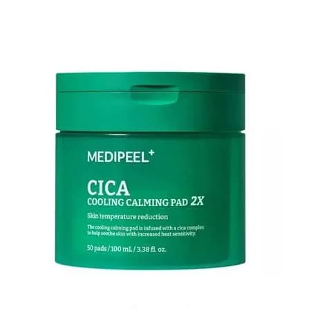 Medi-Peel⁺ Cica Cooling Calming Pad 2Х Успокаивающие пэды 50 шт/100 мл — миниатюра 2