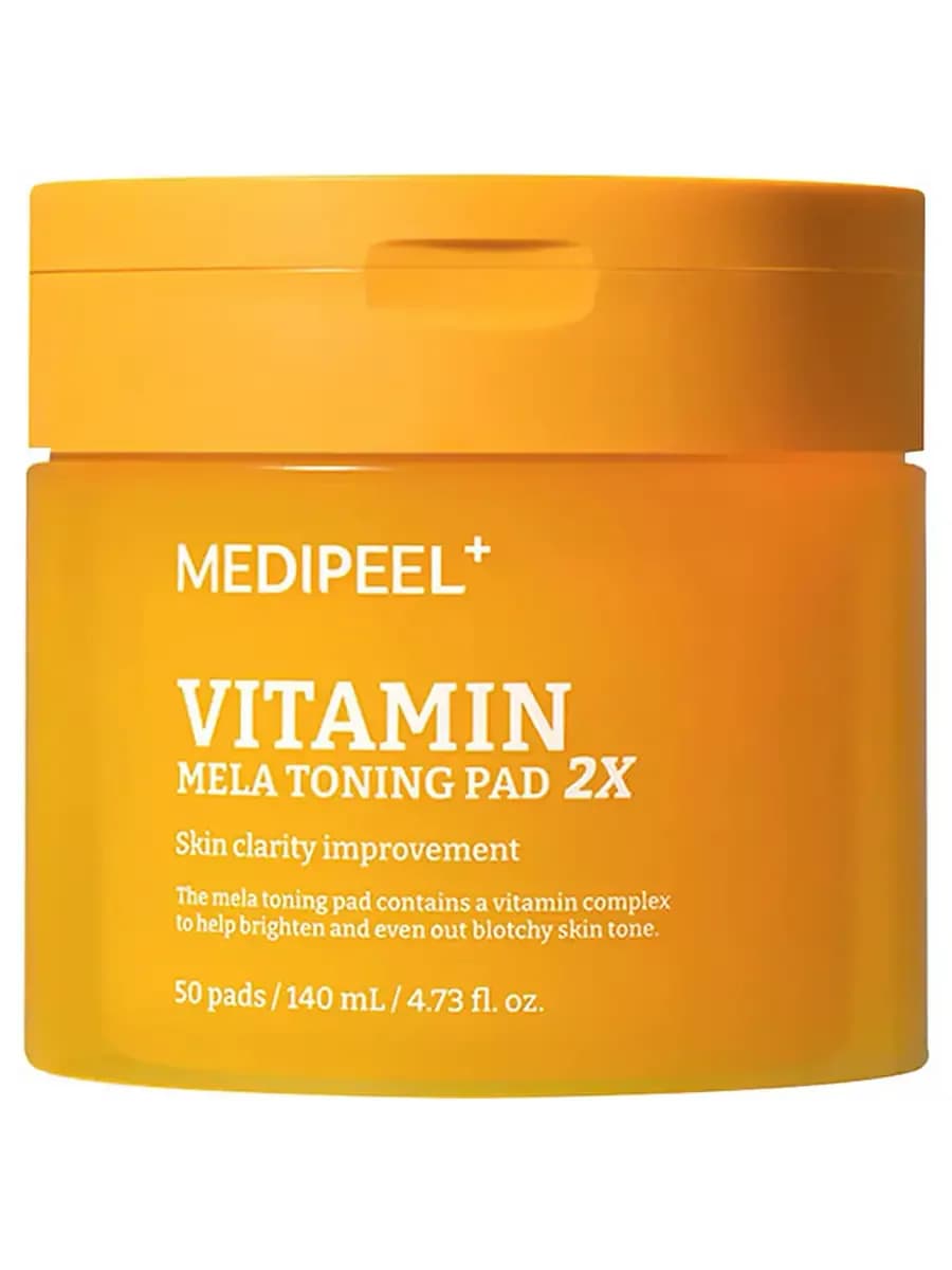 Medi-Peel⁺ Vitamin Mela Toning Pad 2Х  Витаминные тонер-пэды для ровного тона и сияния кожи 50 шт/140 мл — миниатюра 2