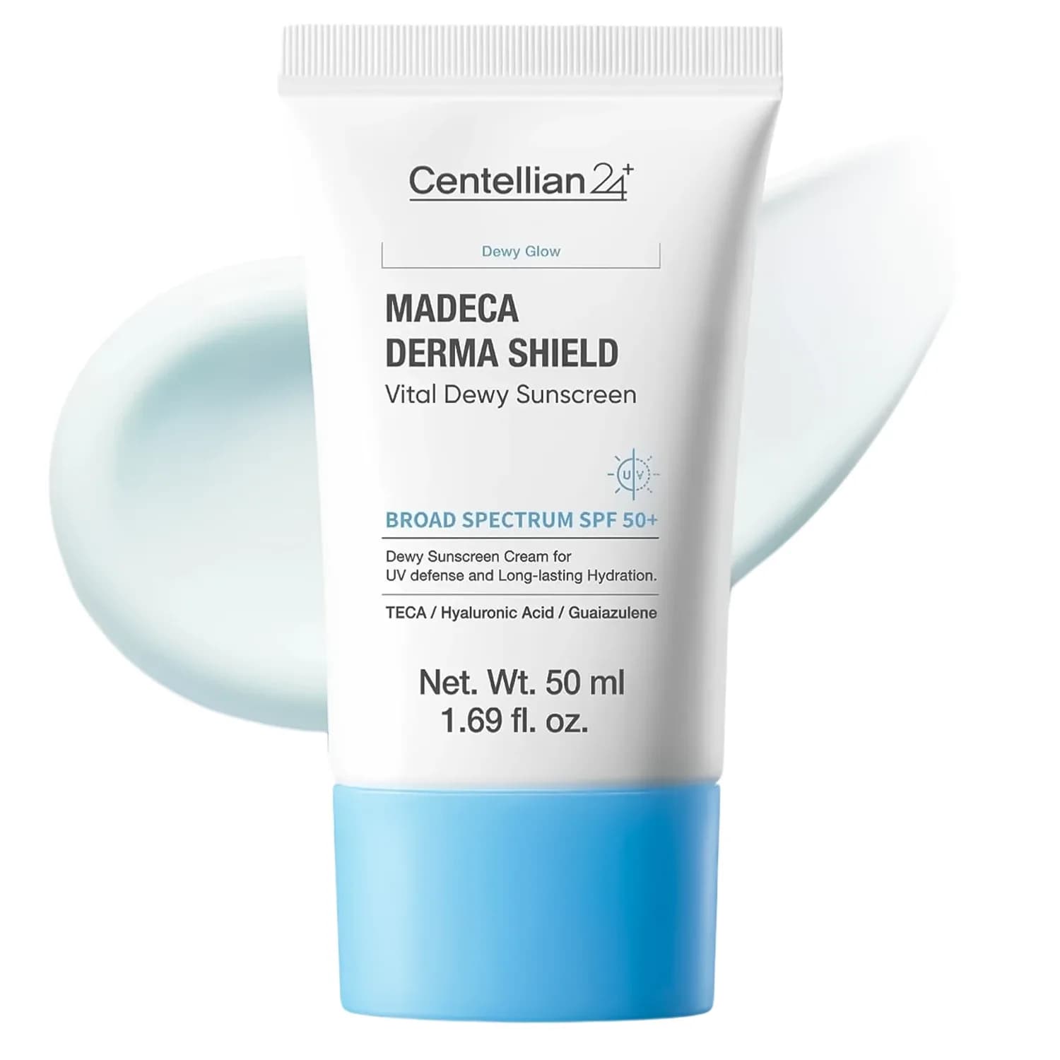 Крем для лица солнцезащитный Centellian24 Madeca derma shield safe moisture sun cream, 50мл