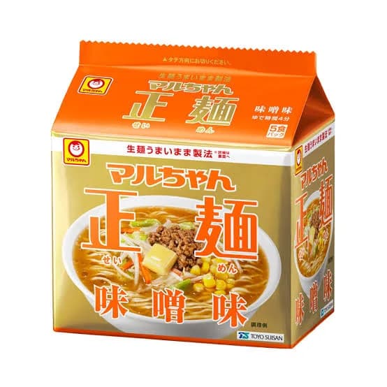 Maruchan Лапша со вкусом мисо 5 шт. в упаковке — фото 1