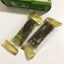 Lotte Sasha Комбинированный шоколад со вкусом матча, 69 г — миниатюра 3