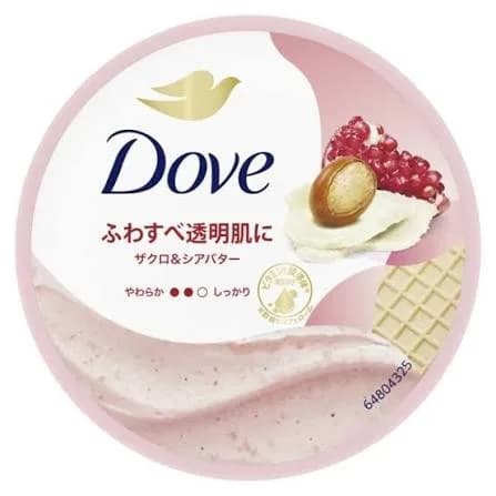 Dove  Крем-скраб для тела с гранатовыми косточками и маслом ши 298 гр — миниатюра 2