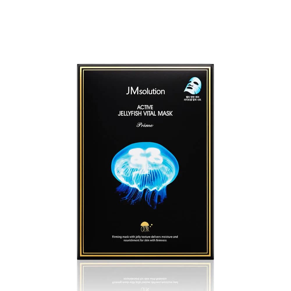 Ультратонкая тканевая маска с экстрактом медузы JMsolution Active Jellyfish Vital Mask Prime — миниатюра 3