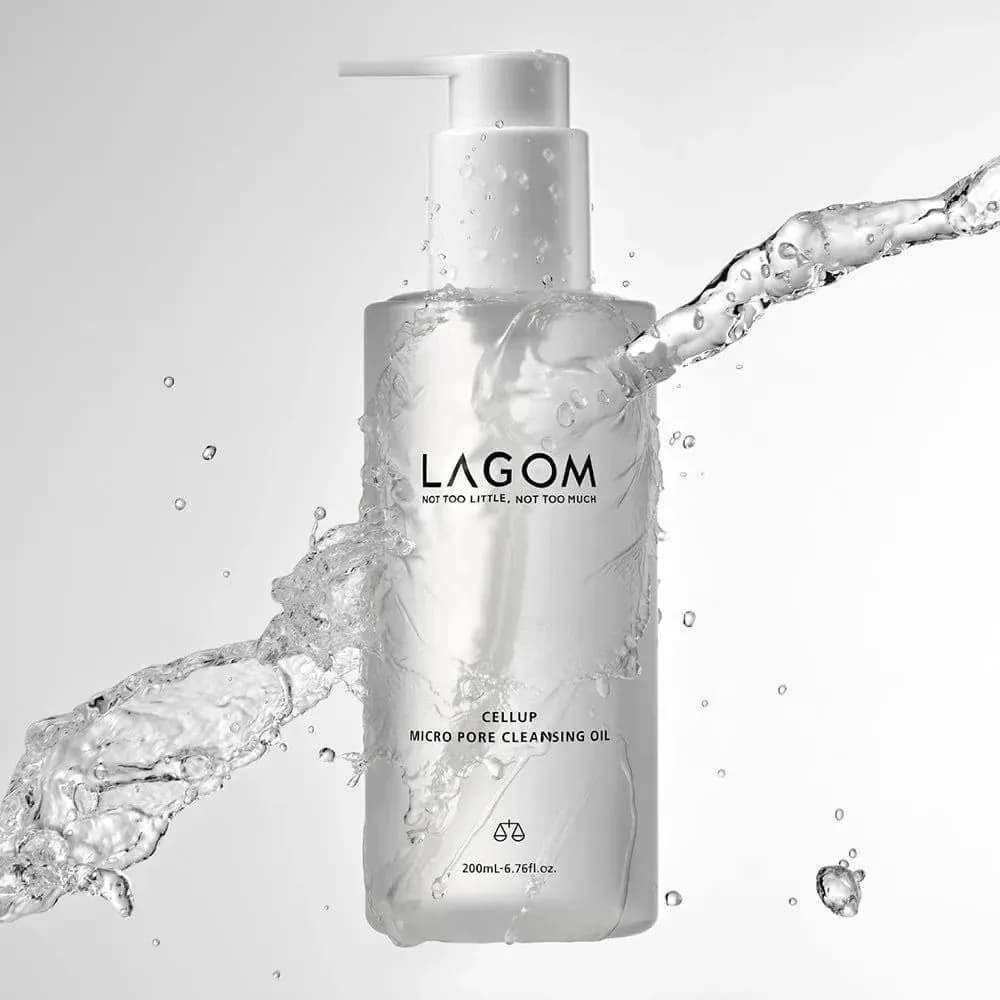 Мягкое гидрофильное масло с микромицеллами Lagom Cellup Micro Cleansing Oil — миниатюра 2