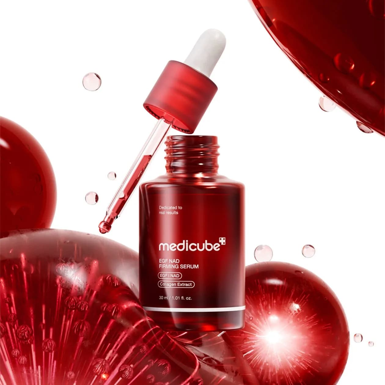 Антивозрастная сыворотка с NAD и факторами роста medicube EGF NAD Firming Serum  — миниатюра 4