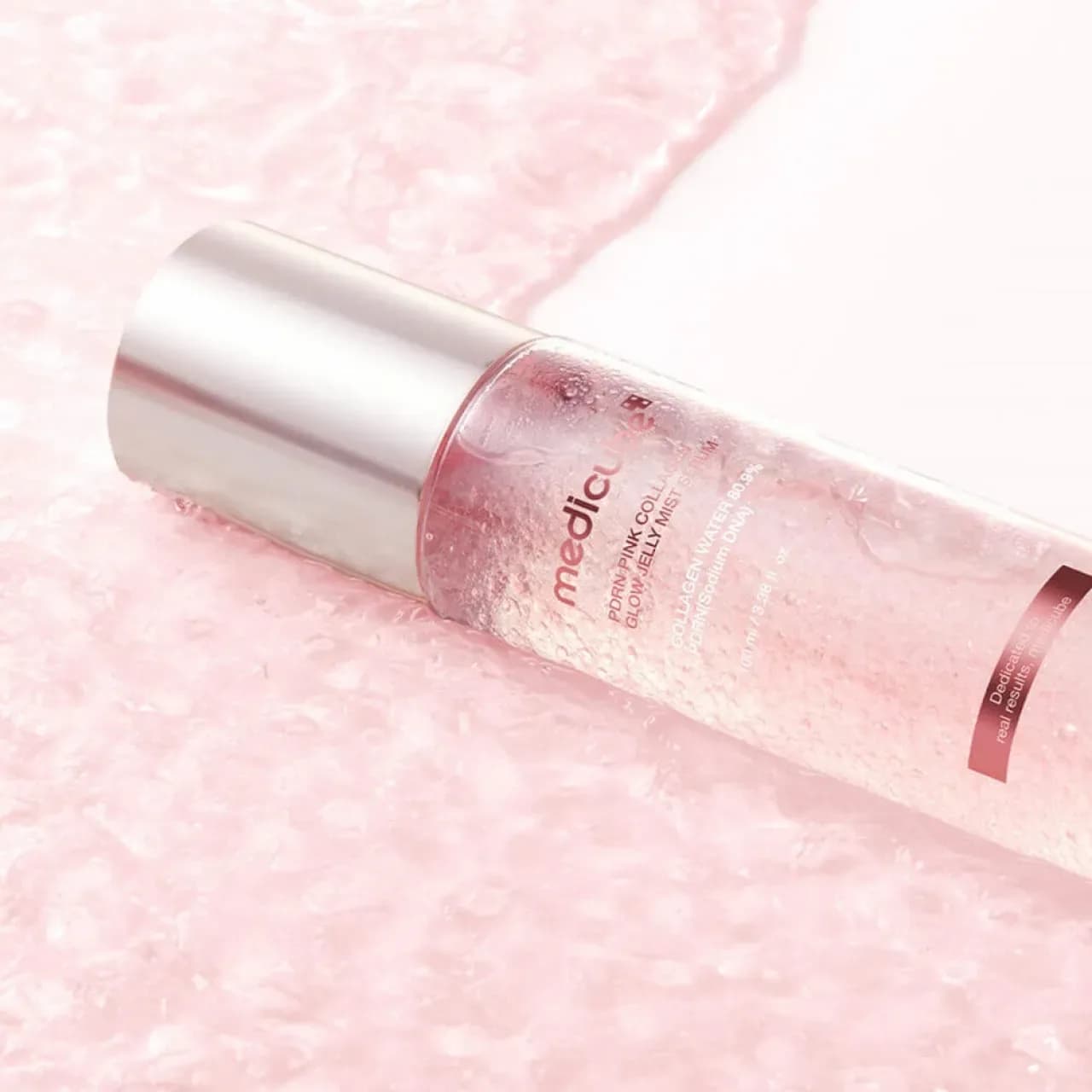 Желейная сыворотка-мист с ПДРН и коллагеном для сияния кожи Medicube PDRN Pink Collagen Glow Jelly Mist Serum — миниатюра 4