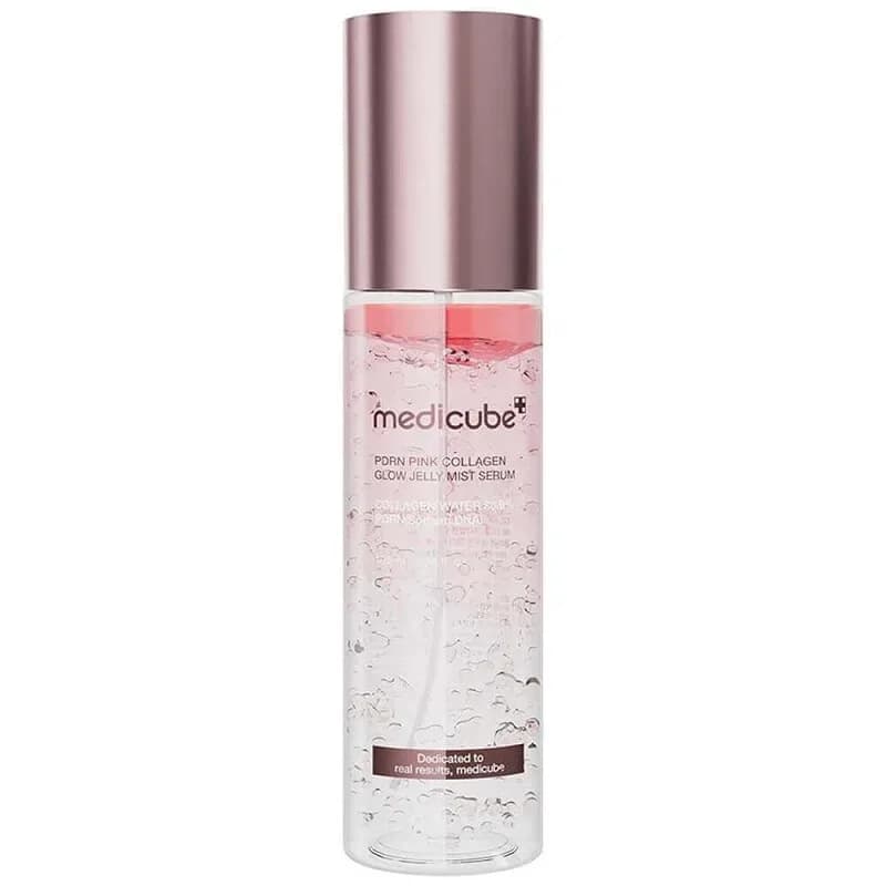 Желейная сыворотка-мист с ПДРН и коллагеном для сияния кожи Medicube PDRN Pink Collagen Glow Jelly Mist Serum — миниатюра 3