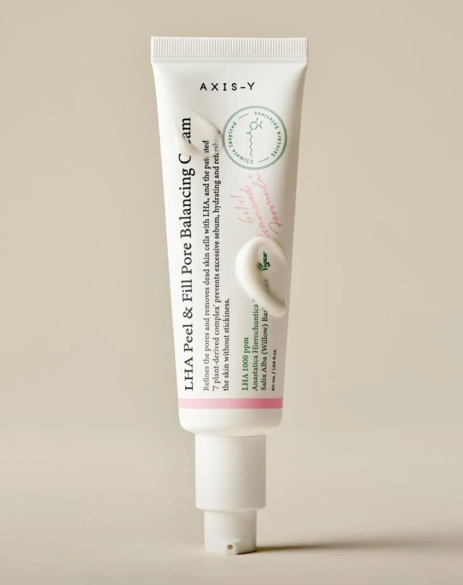 Балансирующий крем-пилинг для сужения пор с LHA-кислотой AXIS-Y LHA Peel & Fill Pore Balancing Cream — миниатюра 5