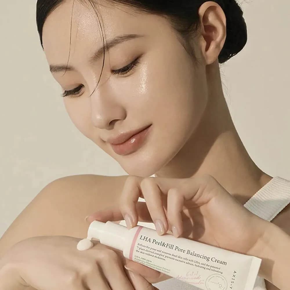 Балансирующий крем-пилинг для сужения пор с LHA-кислотой AXIS-Y LHA Peel & Fill Pore Balancing Cream — миниатюра 4
