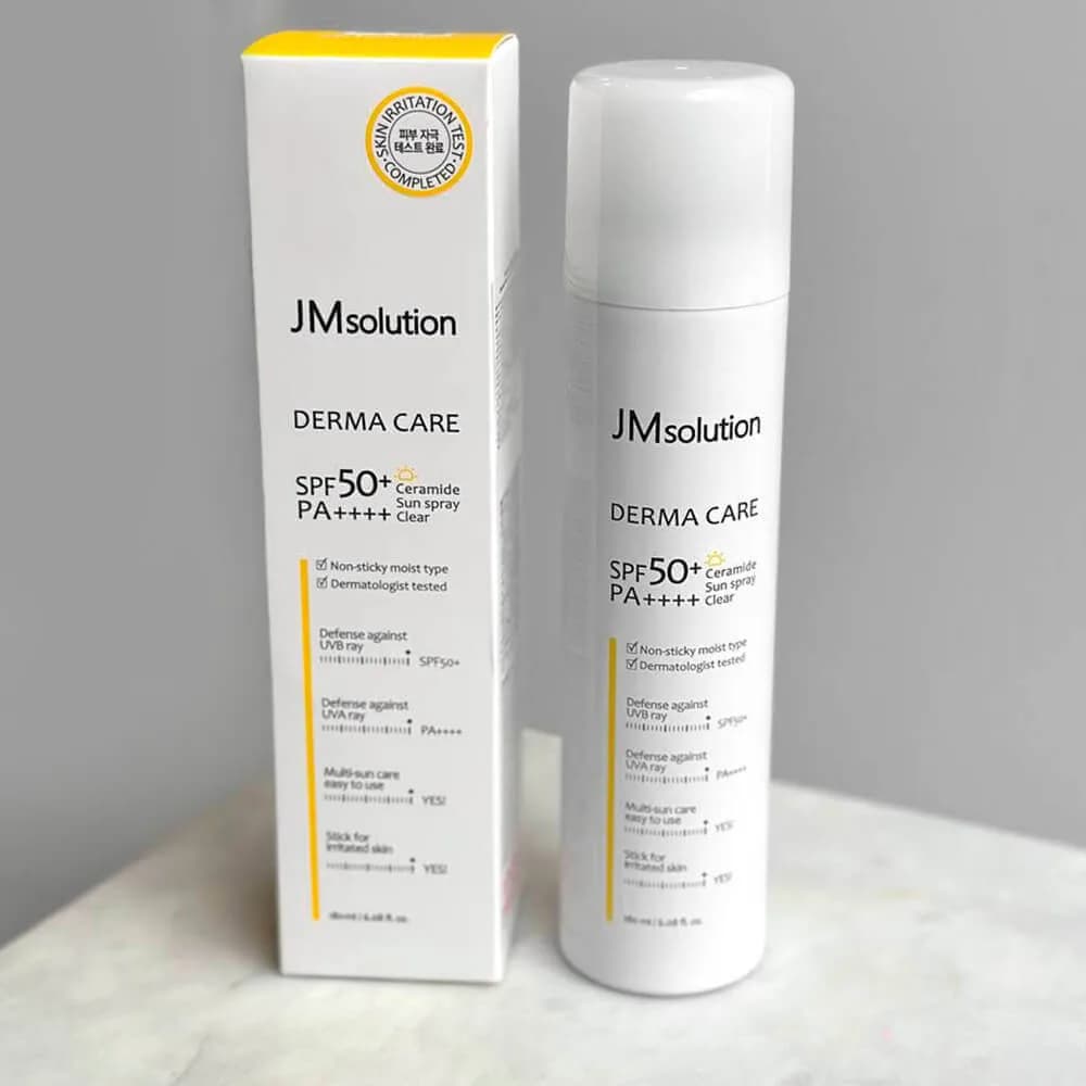 Легкий солнцезащитный спрей с церамидами JMsolution Derma Care Sun Ceramide Spray SPF 50+ PA++++ — миниатюра 3