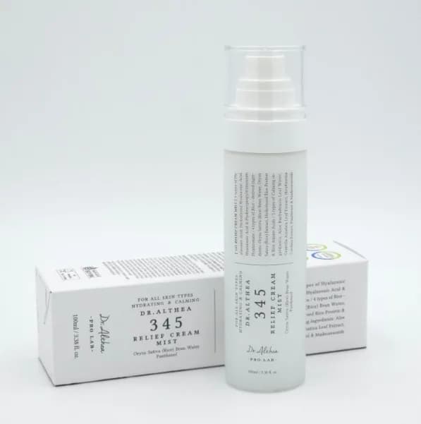 Успокаивающий мист с гидролатом риса и пантенолом Dr. Althea 345 Relief Cream Mist 100мл — фото 1