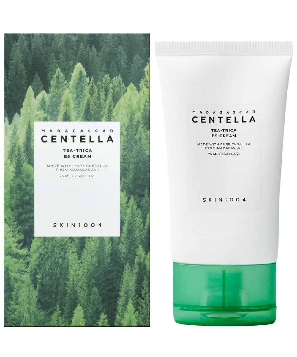 Успокаивающий крем для проблемной кожи SKIN1004 Madagascar Centella Tea-Trica B5 Cream 75мл — фото 1