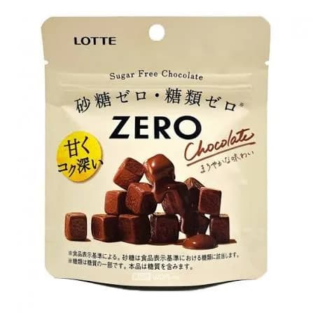 Шоколад без сахара Lotte Zero Mild Sugar Free Chocolate, 40гр — фото 1