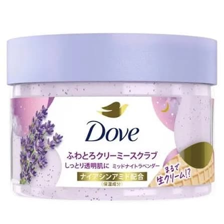 Dove Fluffy Creamy Scrub Кремовый скраб «Полуночная лаванда» 298 гр — фото 1
