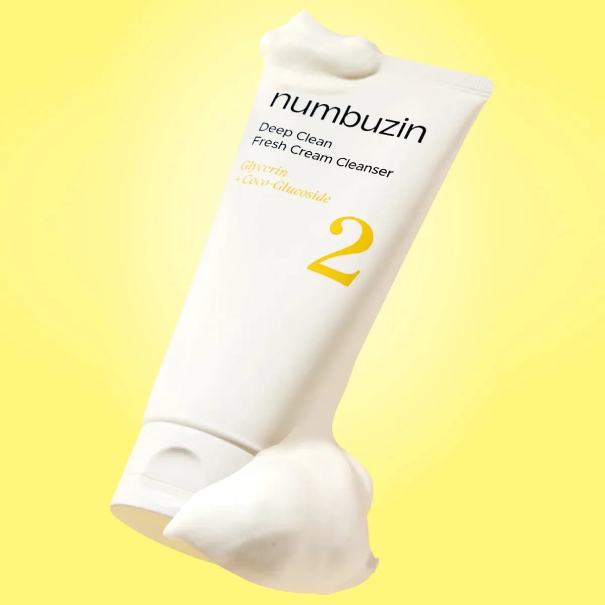 Кремовая пенка для глубокого очищения пор Numbuzin No.2 Deep Clean Fresh Cream Cleanser — фото 1
