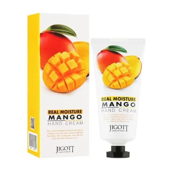 Увлажняющий крем для рук с маслом манго Jigott Real Moisture Mango Hand Cream — фото 1