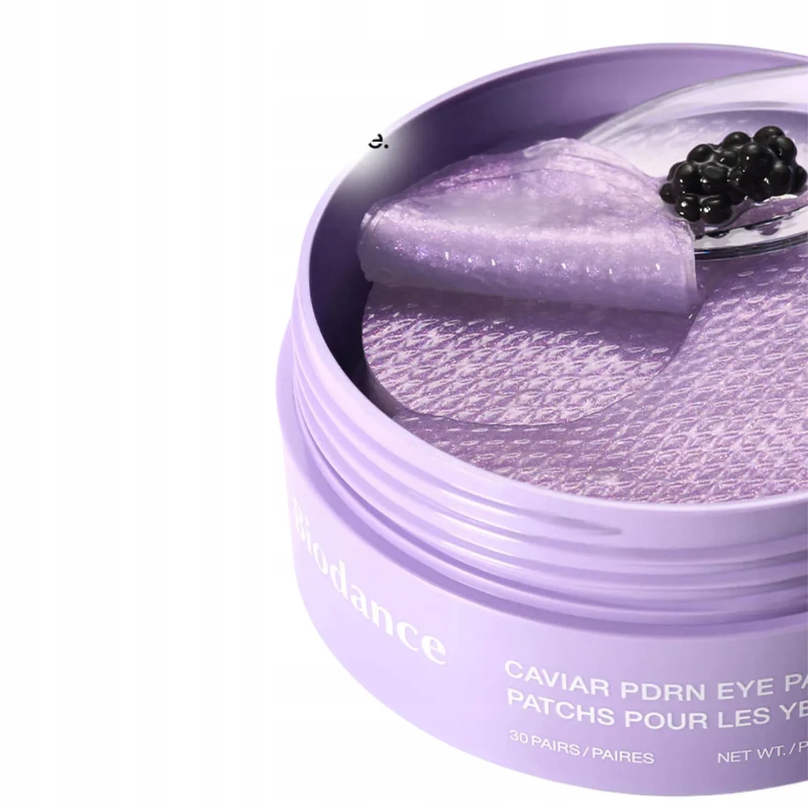 Омолаживающие гидрогелевые патчи для глаз с ПДРН и икрой Biodance Caviar PDRN Eye Patches — фото 1