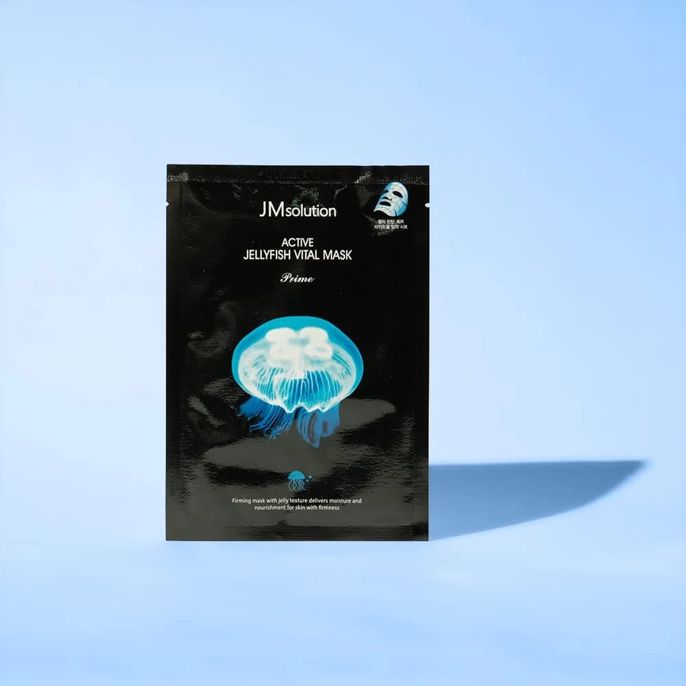 Ультратонкая тканевая маска с экстрактом медузы JMsolution Active Jellyfish Vital Mask Prime — фото 1